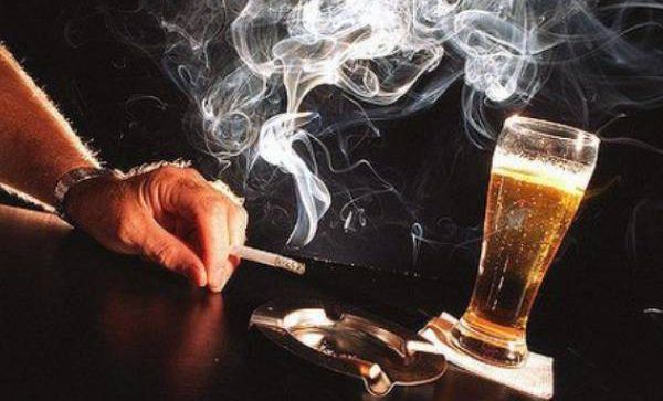 Табакокурение, алкоголизм
