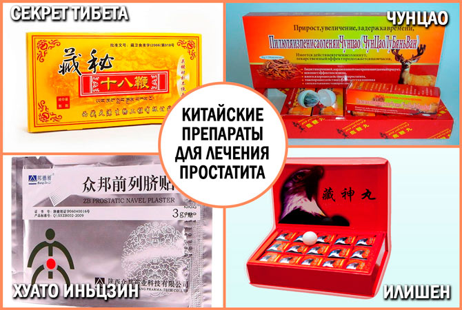 Китайские препараты от простатита