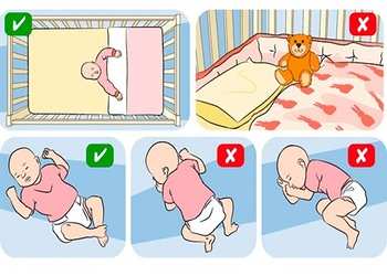 Как правильно выбрать позу для сна новорожденного